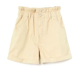 Two Shorts jeans and paper bag